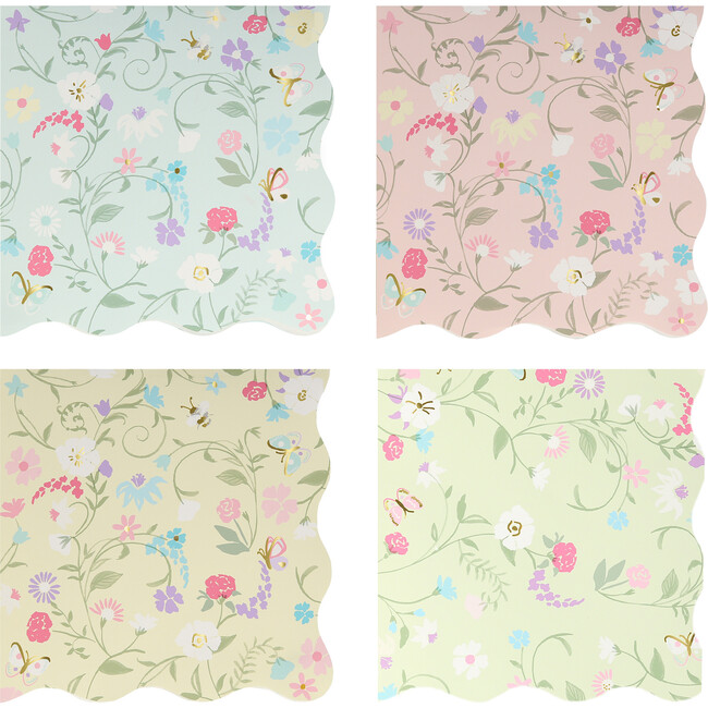 Ladurée Floral Small Napkins