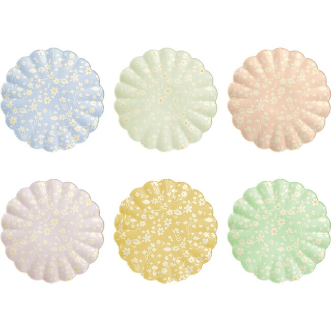 Floral Reusable Bamboo Small Plates - Other Accents - 1