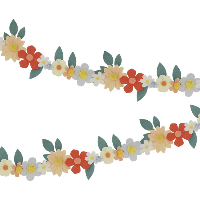 Felt Flower Garland
