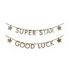 Gold Glitter Letter Garland Kit - Garlands - 4