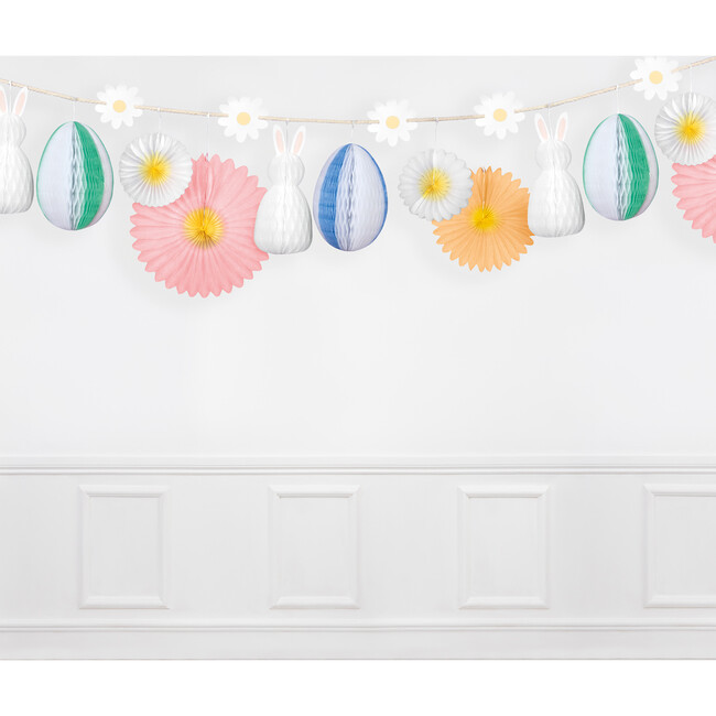 Honeycomb Easter Bunny Garland - Garlands - 5