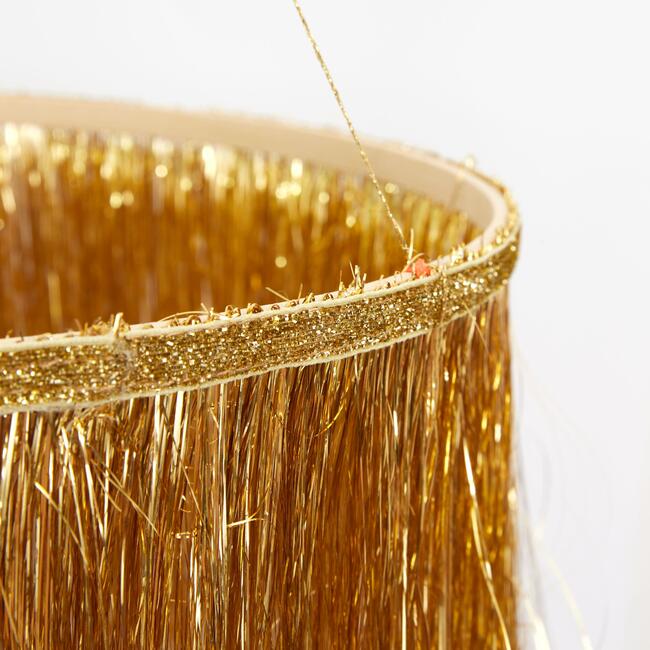 Tinsel Chandelier, Gold