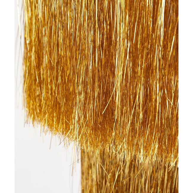 Tinsel Chandelier, Gold - Decorations - 3