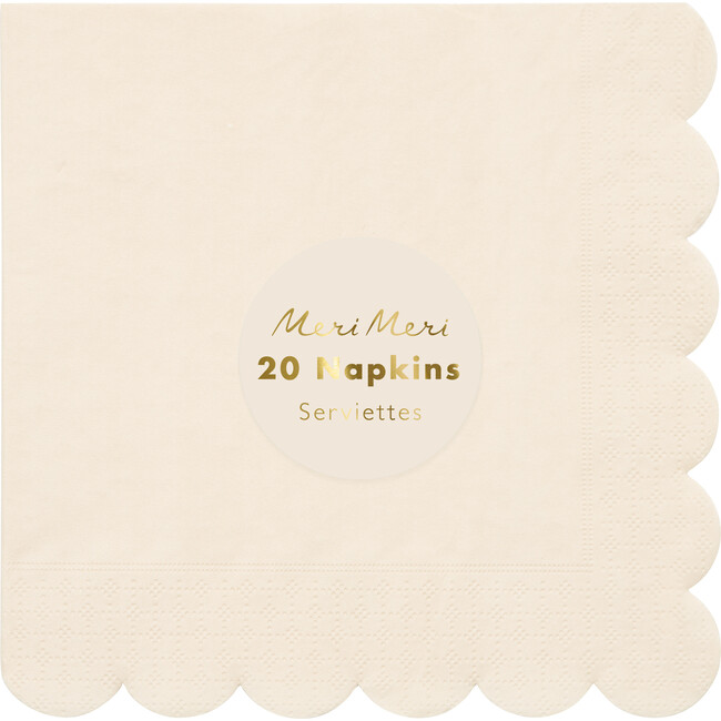Cream Napkins, Large