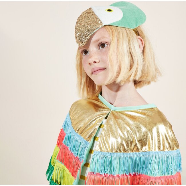 Parrot Fringed Cape Dress Up - Costumes - 6