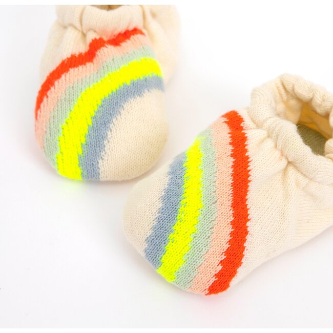 Rainbow Baby Booties