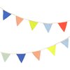 Multicolor Knitted Flag Bunting - Wall Décor - 1 - thumbnail