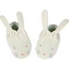 Bunny Baby Booties, Mint - Booties - 1 - thumbnail