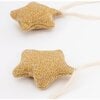 Gold Knitted Star Garland - Wall Décor - 3 - thumbnail