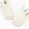 Bunny Baby Booties, Mint - Booties - 4