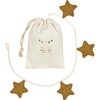 Gold Knitted Star Garland - Wall Décor - 6 - thumbnail