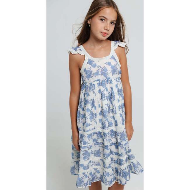 Claret Dress in Blue Reverie