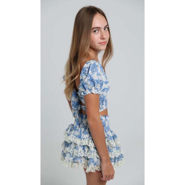 Coco Skirt in Blue Reverie