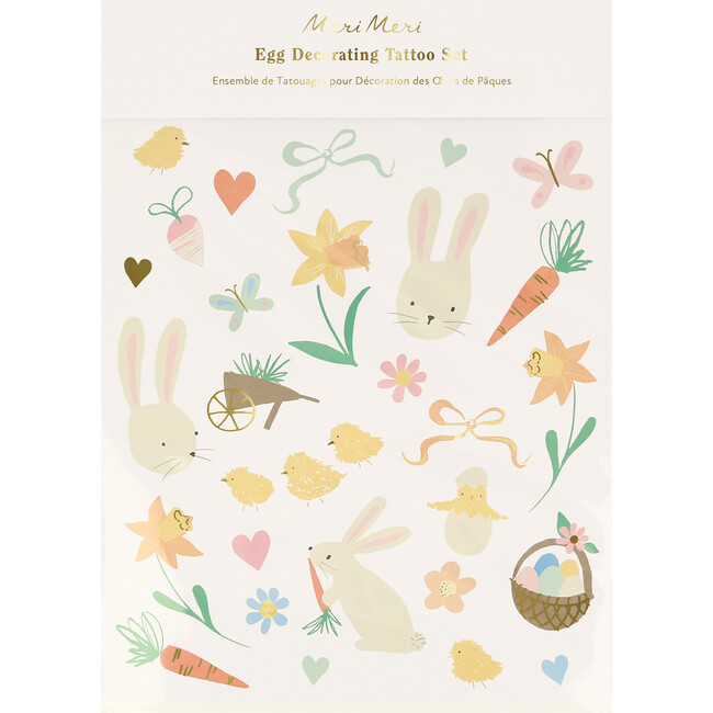 Easter Icons Egg Decorating Tattoo Set