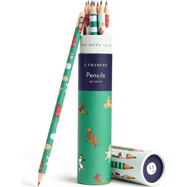 Off Leash Set of 10 Pencils