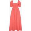 The Scarlett Nap Dress, Coral Daisy Broderie - Dresses - 1 - thumbnail