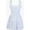 The Ribbon Charlotte Nap Dress - Blue Petal Stripe - Dresses - 1 - thumbnail