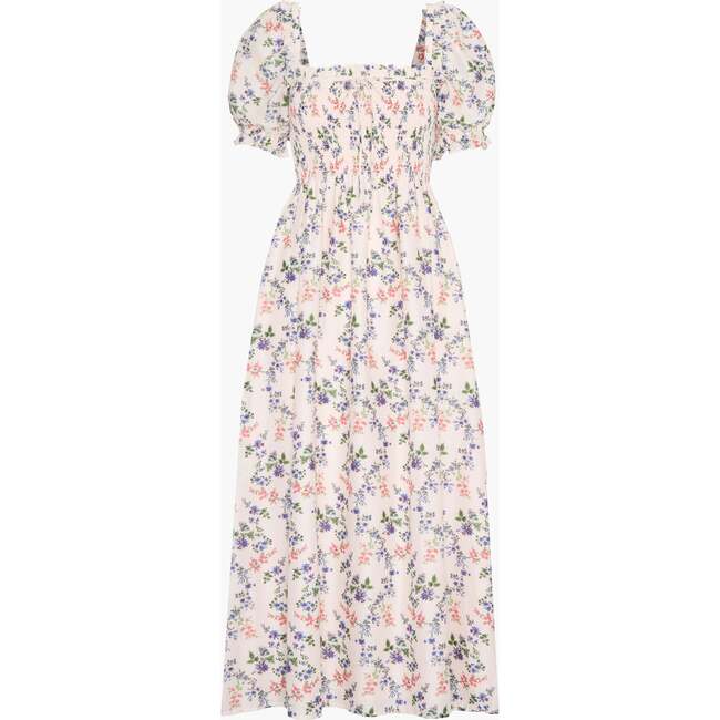 The Scarlett Nap Dress, Pink Scallop Bow Chintz