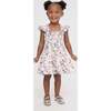 The Tiny Ellie Nap Dress - Pink Scallop Bow Chintz - Dresses - 2