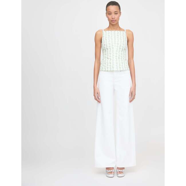 The Racquel Top - Brocade Vine Stripe - Tank Tops - 3