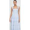 The Kimmy Nap Dress, Blue Petal Stripe - Dresses - 3 - thumbnail