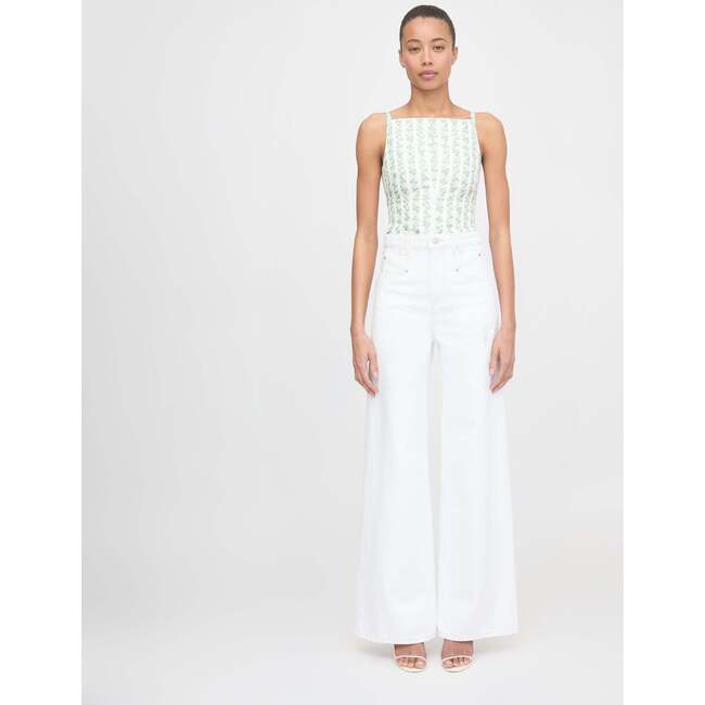 The Racquel Top - Brocade Vine Stripe - Tank Tops - 6