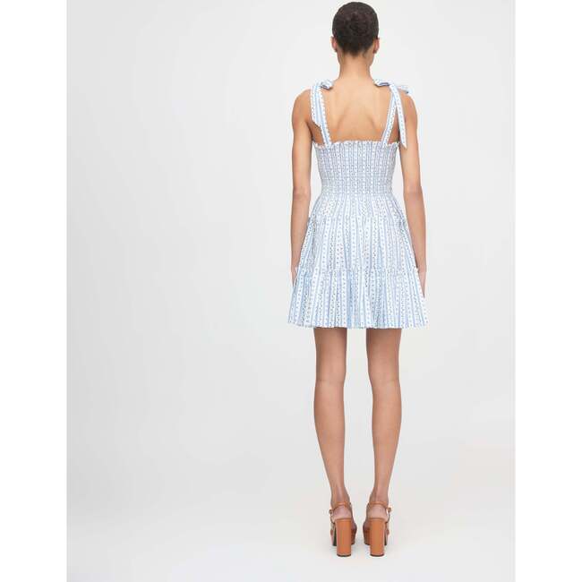 The Ribbon Charlotte Nap Dress - Blue Petal Stripe - Dresses - 5