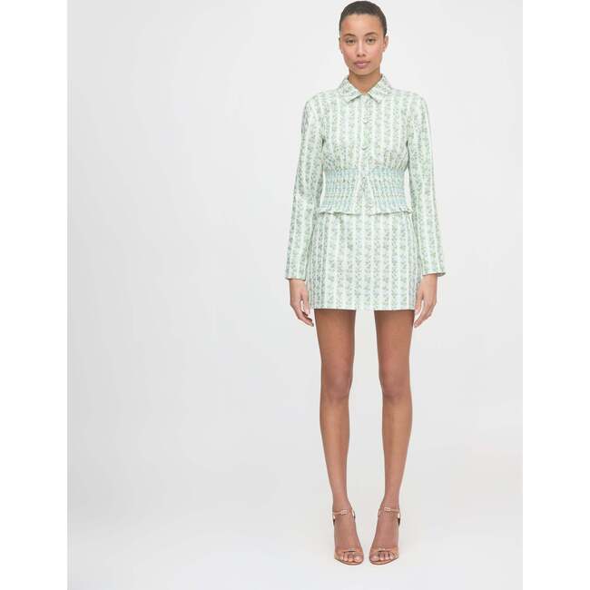 The Hallie Skirt - Brocade Vine Stripe - Skirts - 4