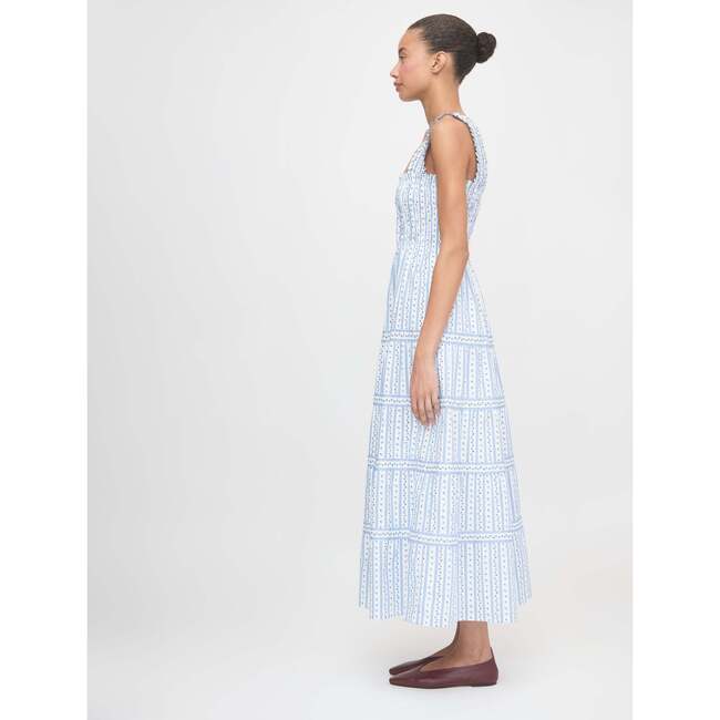 The Kimmy Nap Dress, Blue Petal Stripe - Dresses - 4