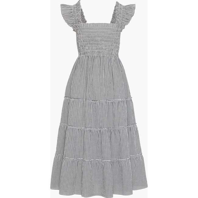 The Ellie Nap Dress, Black/Sand Gingham