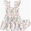 The Baby Ellie Nap Dress - Pink Scallop Bow Chintz - Dresses - 1 - thumbnail