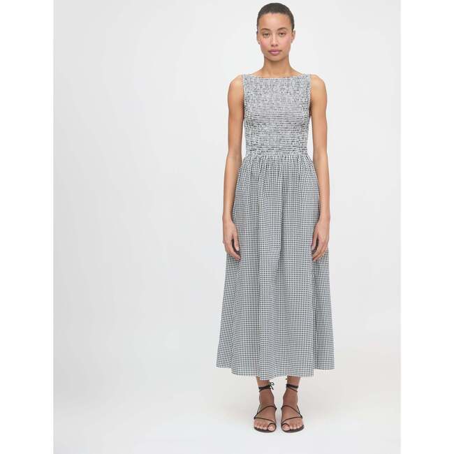 The Cosima Nap Dress - Black/Sand Gingham