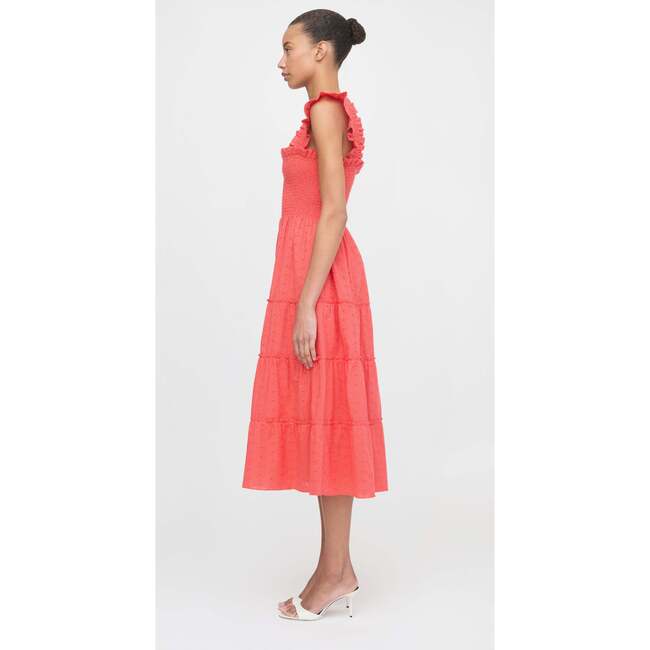 The Ellie Nap Dress, Coral Daisy Broderie - Dresses - 4