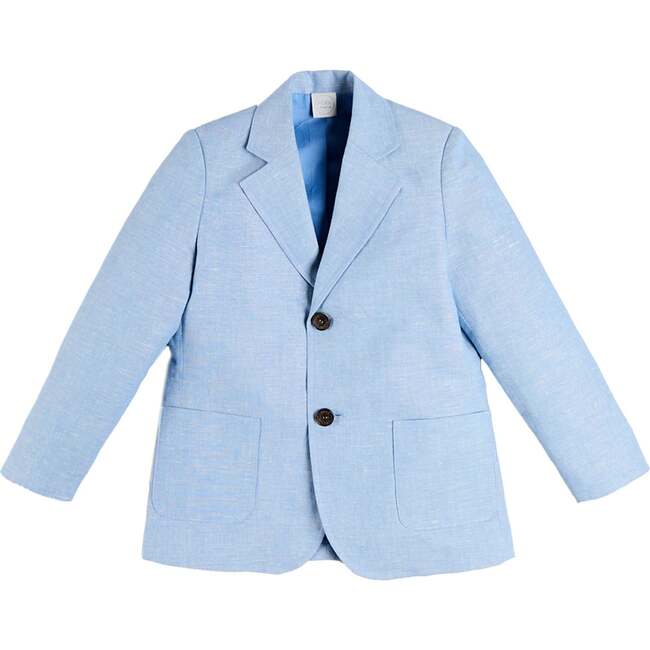 Plain Patch Pocket Blazer, Sky Blue