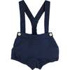 Plain Bloomers with Braces, Navy - Bloomers - 1 - thumbnail
