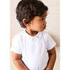 Plane Embroidery Short Sleeve Bodysuit, White - Onesies - 2