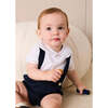Plain Bloomers with Braces, Navy - Bloomers - 4