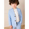 Plain Patch Pocket Blazer, Sky Blue - Jackets - 4