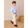 Plain Chino Trousers, Cream - Pants - 4
