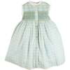 Pip Check Smocked Sleeveless Dress, Green - Dresses - 1 - thumbnail