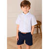 Noah Check Short Sleeve Shirt, Blue - Shirts - 2