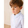 Noah Check Short Sleeve Shirt, Blue - Shirts - 3