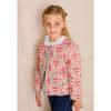 Margret Floral Reversible Quilted Jacket, Pink - Jackets - 6