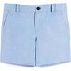 Linen Blend Tailored Shorts, Sky Blue - Shorts - 1 - thumbnail