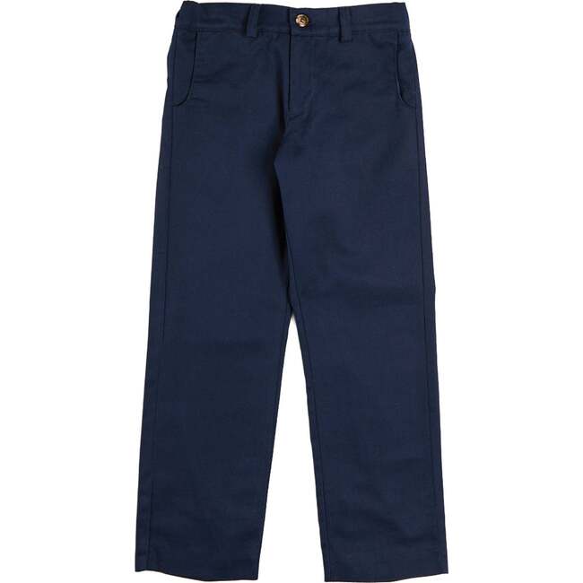 Wool Suit Trousers, Navy