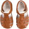 Woven Leather Fisherman Sandals, Brown - Sandals - 1 - thumbnail
