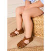Woven Leather Fisherman Sandals, Brown - Sandals - 2 - thumbnail