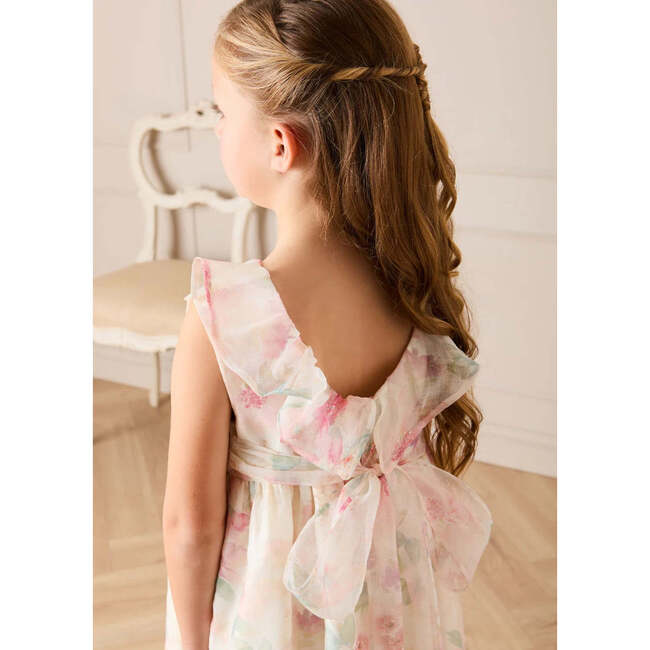 Lillie Floral Sleeveless Dress, Pink - Dresses - 5