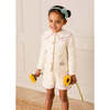Wildflower Embroidered Statement Collar Jacket, Cream - Jackets - 3 - thumbnail