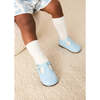 Leather T-Bar Baby Shoes, Sky Blue - T-Straps - 4 - thumbnail